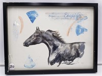 Framed Art Horse Blackjack SLR