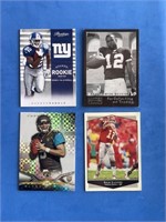 Lot of 4 Misc NFL Trading Cards