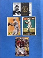 Lot of 4 Misc NFL Trading Cards