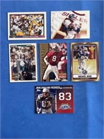 Lot of 6 Misc NFL Trading Cards