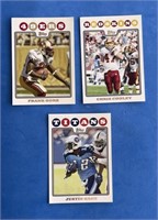 Lot of 3 Topps 2008 NFL Trading Cards