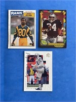 Lot of 3 Misc NFL Trading Cards