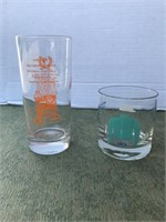 (2) Vintage Collectible Glasses