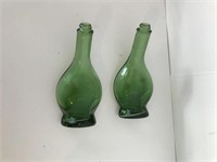 (2) Green Bottles