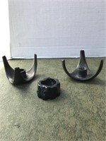 (3) Candle holders