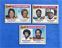 Lot of 3 1976 Topps NFL Trading Cards