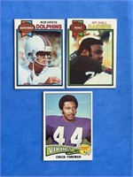 Lot of 3 Topps NFL Trading Cards