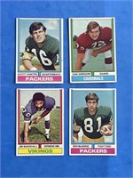 Lot of 4 Topp NFL Trading Cards