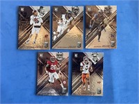 Lot of 5 Panini NFL Rookie Trading Cards