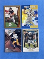 Lot of 4 Various NFL Trading Cards