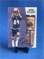 Autographed Travis Taylor Rookie Ticket Trading Ca