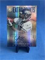 Autographed Tavarres King Rookie NFL Trading Card