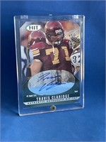 Autographed Travis Claridge NFL Trading Card