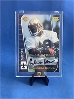 Autographed Cuncho Brown NFL Trading Card