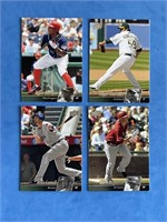 Lot of 4 Upper Deck 2010 Baseball Trading Cards