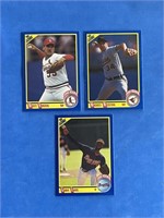 Lot of 3 Score 1990 Baseball Trading Cards