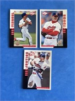 Lot of 3 Score 1997 Baseball Trading Cards