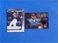 Lot of 2 Misc Baseball Trading Cards