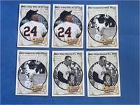 Lot of 6 Baseball Heroes Trading Cards 1992