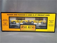 NIB Rail King Flatcar w/ ERTL '70 Olds 442