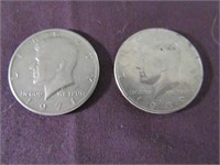 JFK Half Dollars, 1971 & 1989