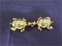 Gold Turtle Belt Buckles