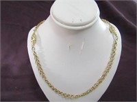 Lg Gold Necklace 25" L