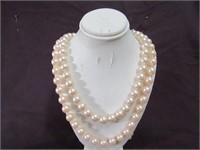 Pink Pearl Necklace 18", 22"