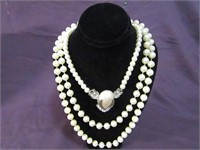 Pearl Necklaces 19", 17", 15"