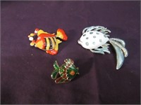 3 Fish Pins