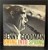 1958 BENNY GOODMAN SWING INTO SPRING 33 1/3 LP VIN