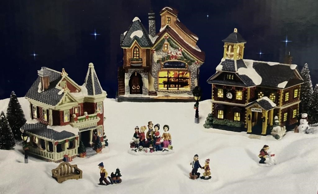 OAKS OF MONTGOMERY COLLECTABLES DEPT 56 AUCTION