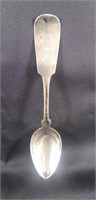 Early Dickson & Wood coin silver spoon, tested.