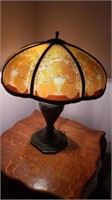 Antique Pairpoint Lamp, Glass Shade