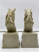 Pair Bookends Horse Head
