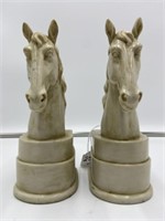 Pair Bookends Horse Head