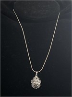 Sterling Silver Necklace with Pendant