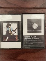 (2) Cassette Tapes - Robert Plant & Billy Squier