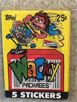 UNOPENED Pack of Wacky Packages Stickers