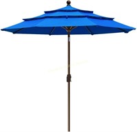 Elite Shade Umbrella Triple Vent 9’  Blue $290 R