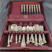 44 pcs of Sterling Silver Flatware by Wallace