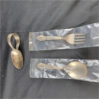 Rogers Sterling "Wedding Bells" Fork and Spoon