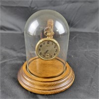 Vintage Pocket watch with Glass dome display