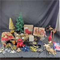 Group of Christmas Decor, White House Or