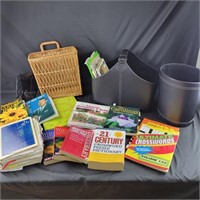 Books, Magazine Bins, and Trash Bin -, Bible