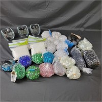 Decorative Rocks and pebbles, Glass Accent Gems