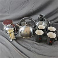 Coffee Pots, French Press, Coffee Mugs and Tea