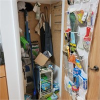 Contents of Kitchen Closet- Cleaning Supplies,
