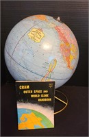 Cram Imperial 12" World Globe w/ Book