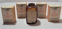 Antique Scotch Snuff Bottle & Boxes